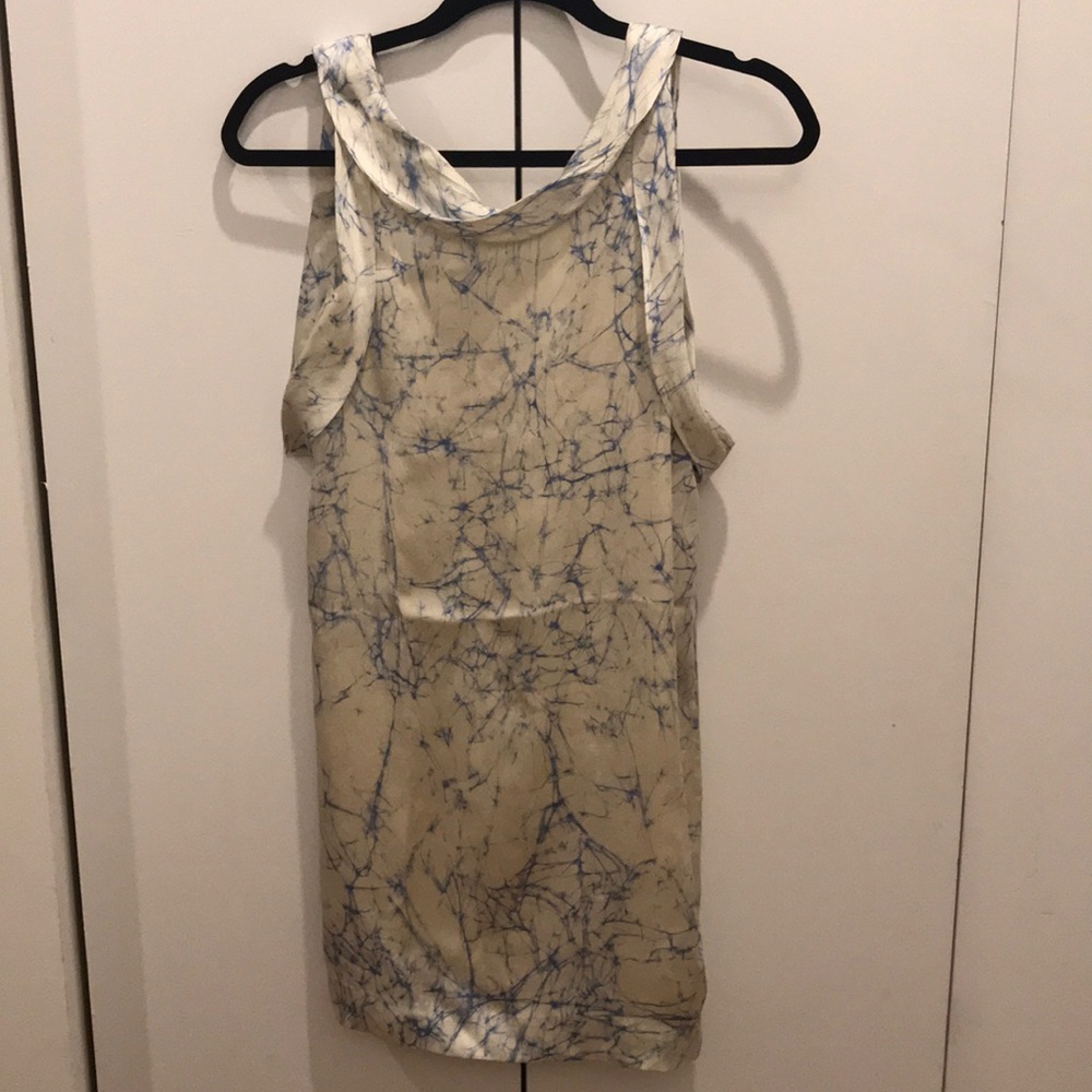 3.1 Phillip Lim Marbled Silk Mini Dress